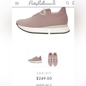 Pretty Ballerina Ladies Sneakers blush pink size 9